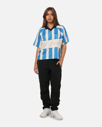 Nike Women's Sportswear Street Oversized Striped Jersey Blue/White