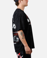 UFC By Culture Kings Georges St-Pierre Legends T-Shirt Black Acidwash