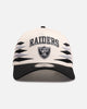 New Era Las Vegas Raiders 'Regency Crown' 9FORTY A-Frame Snapback Chrome White/Black