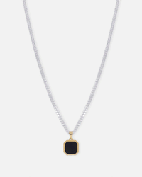 House Of Auric Alexander Onyx Pendant 18k Gold Vermeil
