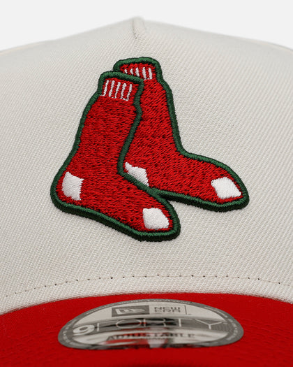 New Era Boston Red Sox 'Strawberry' 9FORTY A-Frame Snapback Chrome/Red