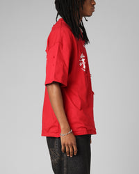 Loiter Destruction T-Shirt Red