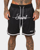 Saint Morta Saviour Mesh Basketball Shorts Black/White