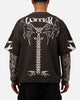 Loiter Seek N Destroy Long Sleeve T-Shirt Charcoal