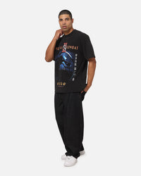 73Studio X Mortal Kombat 2 Vintage T-Shirt Black Acidwash