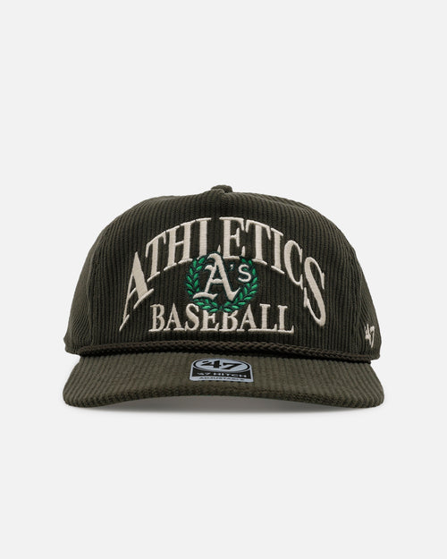47 Brand Oakland Athletics 'Pitchout' 47 Hitch Corduroy Snapback Green