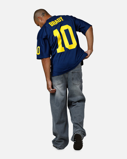 Mitchell & Ness University Of Michigan Wolverines Tom Brady #10 1999 Home Jersey Navy