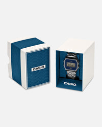 Casio A159WEVJ-2D Watch Silver/Blue