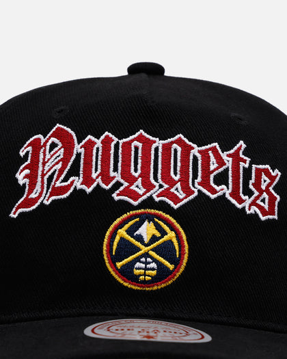 Mitchell & Ness Denver Nuggets 'Old English' Caddy Fit Snapback Black