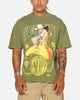 73Studio X One Piece Usopp Vintage T-Shirt Washed Olive