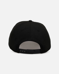 New Era Texas Rangers 'Easy Black' 9FORTY A-Frame Snapback Black/Black