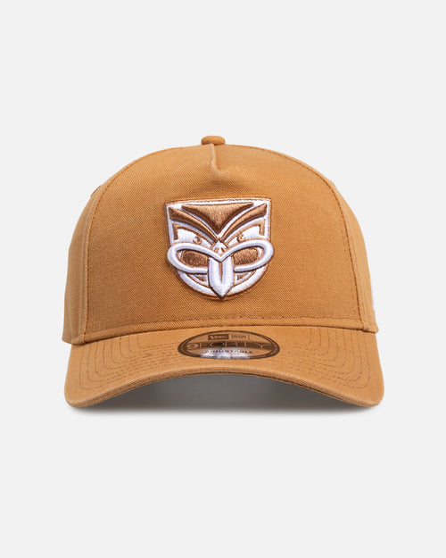 New Era New Zealand Warriors 'NRL 2026' 9FORTY A-Frame Snapback Med Beige