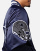 Pro Standard Dallas Cowboys Rib Satin Jacket Midnight Navy