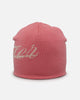 Loiter Hybrid Skull Knit Beanie Pink