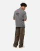 The Anti Order Genuine Fake Mock Neck T-Shirt Washed Charcoal