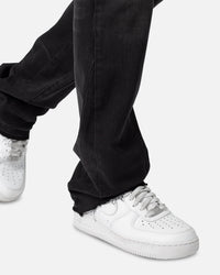 MNML M524 Slim Stacked Denim Jeans Washed Black