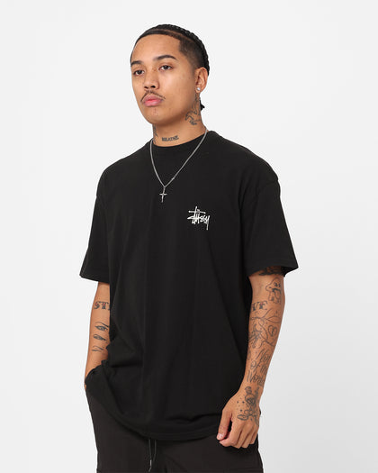 Stussy Skull Wings 50-50 T-Shirt Pigment Black