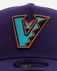New Era Arizona Diamondbacks 'Upside Down Dbacks' 9FORTY A-Frame Snapback Purple