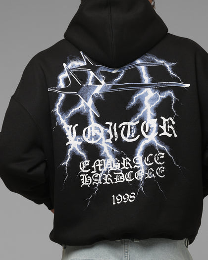 Loiter Frontier Hoodie Black