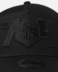 New Era Charlotte Hornets 'NBA Black On Black' 9FORTY A-Frame Snapback Black