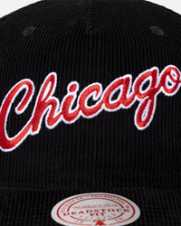 Mitchell & Ness Chicago Bulls Laguna Redline Panel Snapback Black