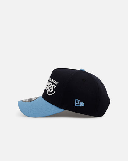 New Era Los Angeles Lakers 'Ocean' 9FORTY A-Frame Snapback Navy/Sky Blue