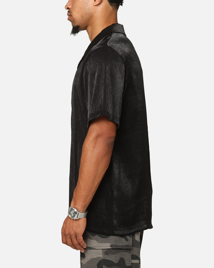 XXIII Diamond Button Up Shirt Black