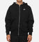 Nike Sportswear Club Fleece Full-Zip Hoodie Black/Black/White
