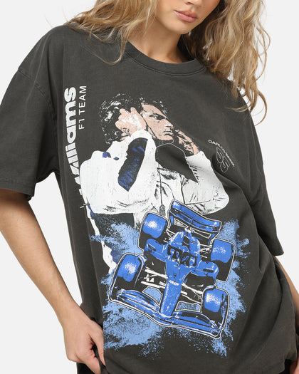 Culture Kings X Atlassian Williams F1 Team Carlos Sainz Jr. T-Shirt Black Acidwash