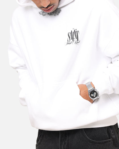 Saint Morta Doves Boxy Hoodie White