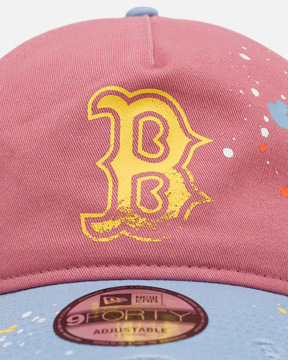 New Era Boston Red Sox 'Seasoned' 9FORTY A-Frame Strapback Pink/Blue