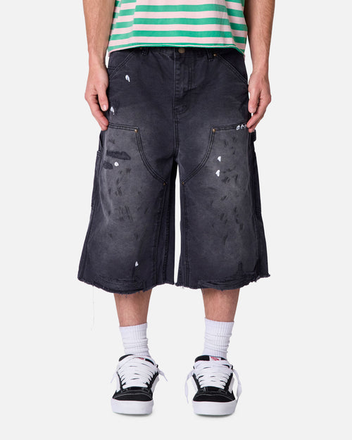 MNML Ultra Baggy Work Shorts Black