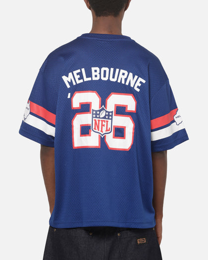 Majestic Athletic NFL Melbourne '26 Mesh T-Shirt Blue