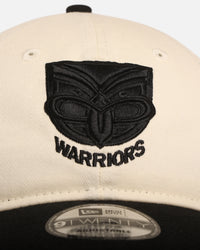 New Era New Zealand Warriors 'NRL Two Tone' 9TWENTY Strapback Chrome White/Black