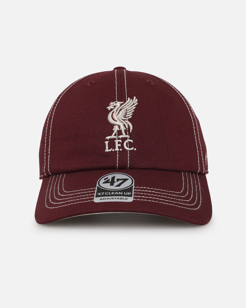 47 Brand Liverpool Football Club 47 Clean Up Strapback Dark Maroon