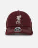 47 Brand Liverpool Football Club 47 Clean Up Strapback Dark Maroon