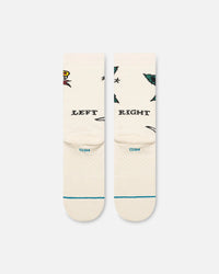 Stance X Bret Krak Flash Crew Socks Cream