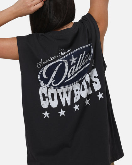 Mitchell & Ness Dallas Cowboys Americas Team Boxy Muscle T-Shirt Washed Black