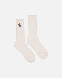 Saint Morta Monogram Crew Socks 2 Pack Black