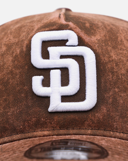 New Era San Diego Padres 'Washed Walnut' 9FORTY A-Frame Snapback Walnut
