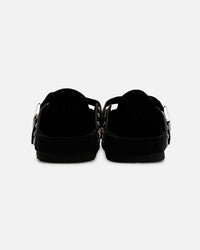 Octavious Marks Onyx Leather Clogs Black