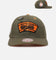 Mitchell & Ness San Antonio Spurs 'Harmony of Hues' Pro Crown Snapback Olive/Orange