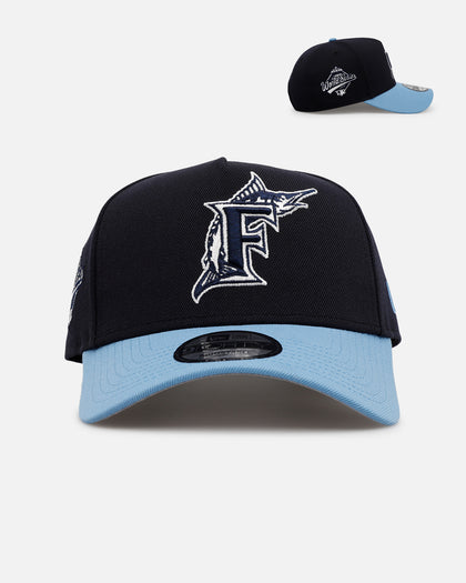 New Era Florida Marlins 'Ocean' 9FORTY A-Frame Snapback Navy/Sky Blue