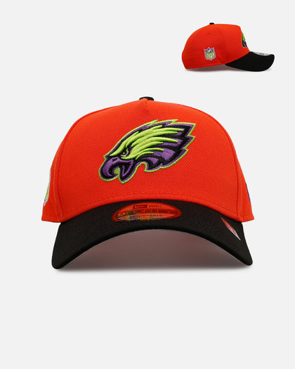New Era Philadelphia Eagles 'Halloween' 9FORTY A-Frame Snapback Orange/Black