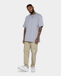Shaka Wear Max Heavyweight Short Sleeve T-Shirt Heather Grey