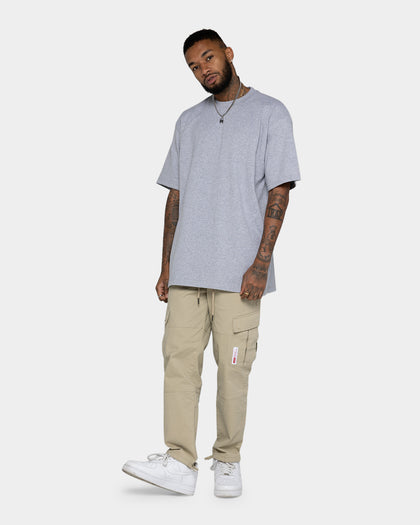 Shaka Wear Max Heavyweight Short Sleeve T-Shirt Heather Grey