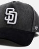 47 Brand San Diego Padres 'Apollo Corduroy' Offside DT Snapback Black