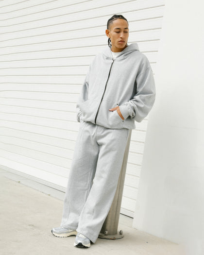 American Thrift Zip Hoodie Grey Heather