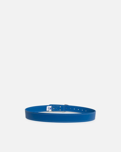 Loiter x Sonic Leather Belt Blue