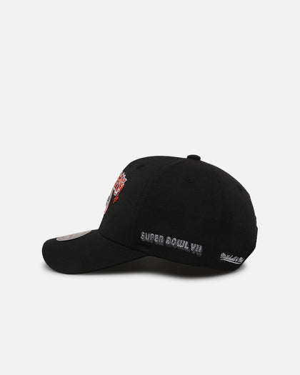 Mitchell & Ness Miami Dolphins Flames Pro Crown Snapback Faded Black